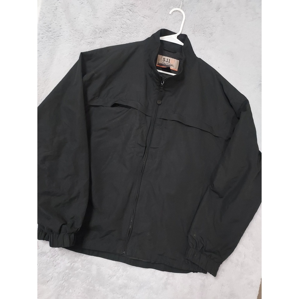 5.11 Tactical Jacket Mens Large Response Full Zip Lightweight Windbreaker Black